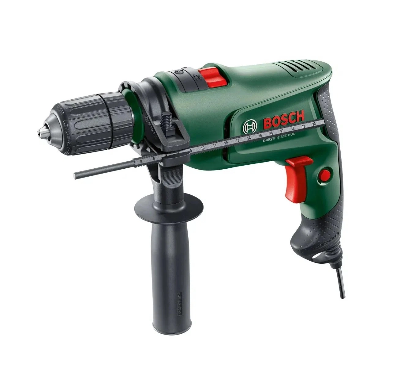 Дрель Bosch EasyImpact 600, зеленый